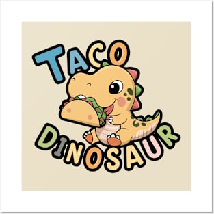 Taco Dinosaur Posters and Art